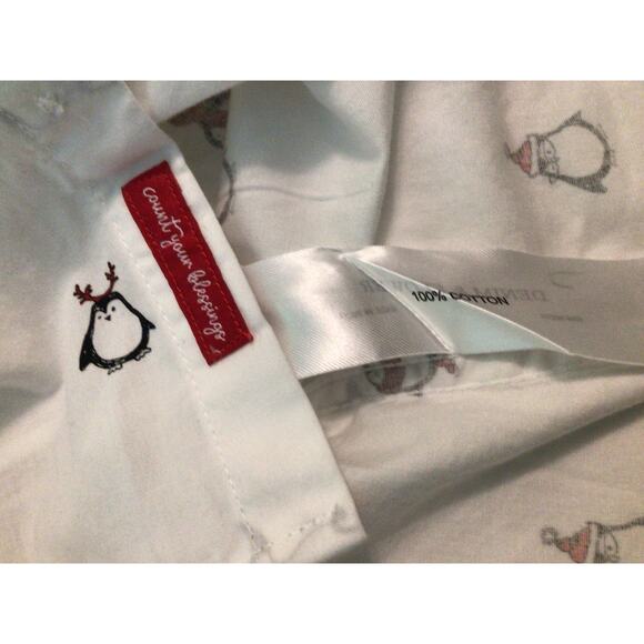 Denim & Flower Ricky Singh Holiday Cheer shirt NWT medium - Picture 5 of 5